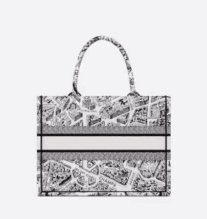 新作!即発!DIOR ブックトート ミディアムバッグ Plan de Paris